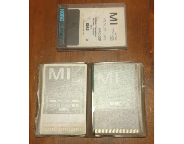 Tarjetas Korg M1 MPC-00P y MSC-4S