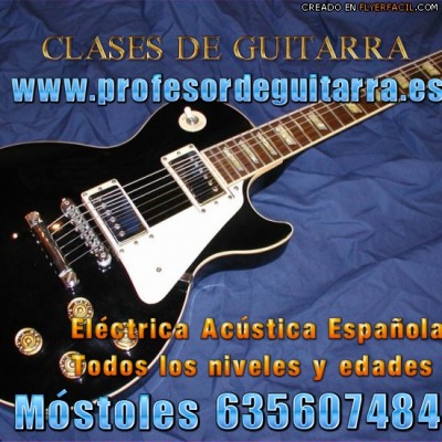 CLASES DE GUITARRA EN MOSTOLES Y ZONA SUR DE MADRID