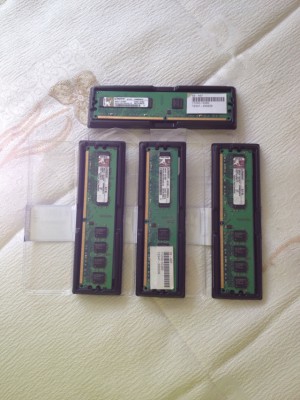 4 modulos memoria ram DDR2 800 kingston