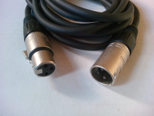 Cable XLR Macho / Hembra 3 mtrs Neutrik