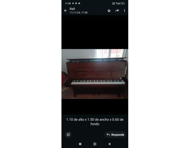 Piano vertical marca Cherny