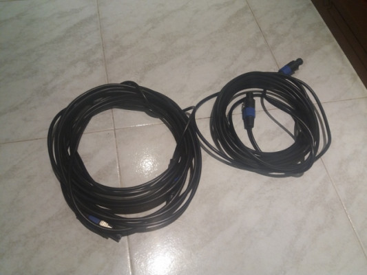 Tres Cables Speakon 10 metros cada