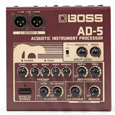 BOSS AD-5 Acoustic Instrument Procesador