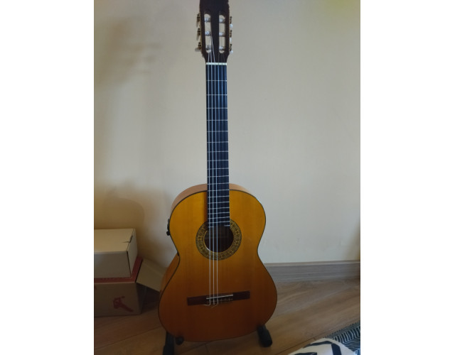 Guitarra flamenca tapa abeto macizo previo fishman