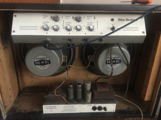 Amplificador válvulas años 60