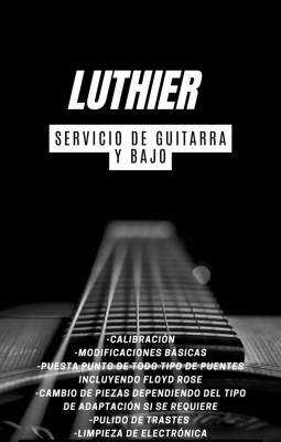 Luthier diferentes servicios