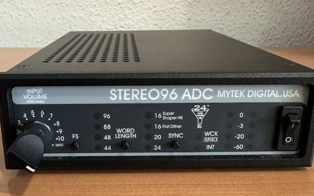 Convertidor Analógico Digital Mytek Stereo 96 ADC