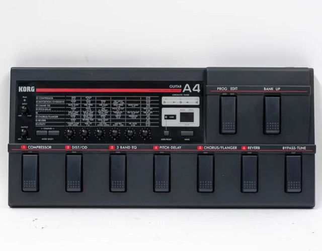 Procesador de efectos de guitarra Korg A4 (Años 90)