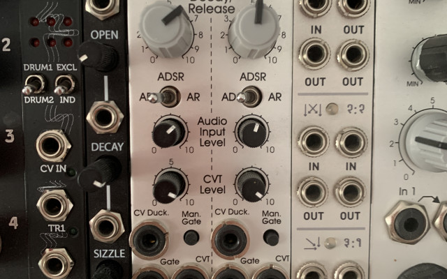 Doepfer A-142-2 Dual Envelope Controlled VCA