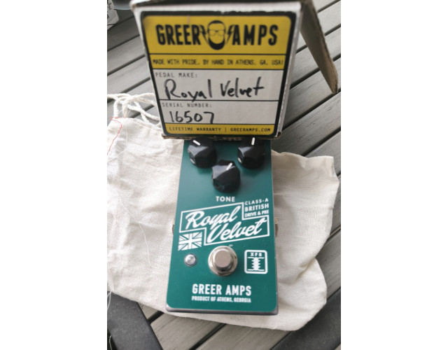 Greer Royal Velvet mejor pedal Vox AC30 ¡PVP270€!