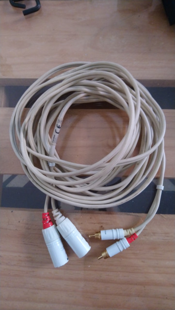 Cable 2 XLR macho a 2 RCA 6 m - CORDIAL