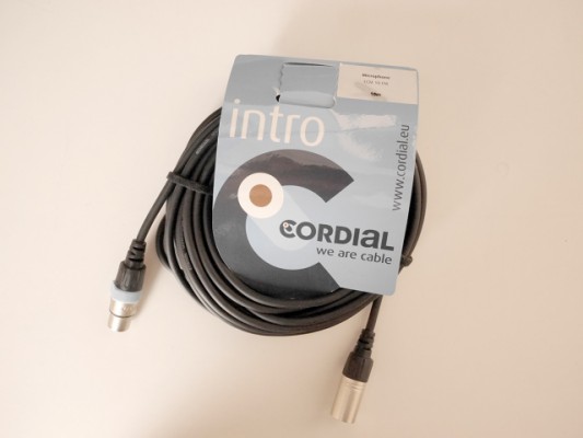 cable xlr 10m - Cordial CCM 10 FM - nuevo