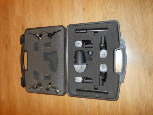 Kit de 7 micrófonos JTS para batería (rebajado de 250€ a 200€)