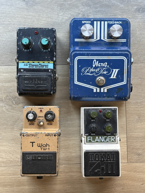 Pedales Vintage Japoneses (Años 70 y 80)