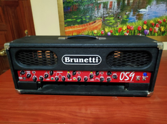 Amplificador valvular Brunetti 059 y Boss GT-100 mk II