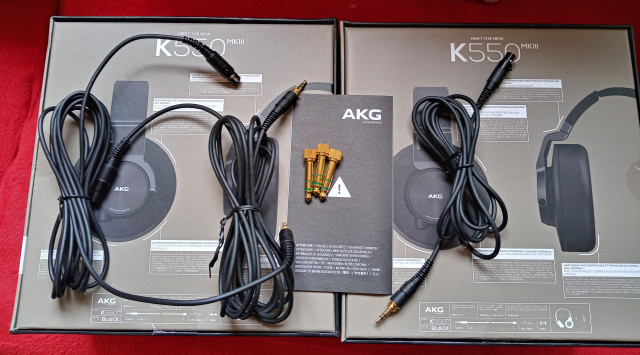 Pack 3 cables auriculares AKG y Pioneer HDJ