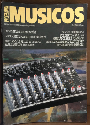 Revistas técnicas profesional músicos y músicos