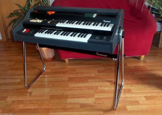Organo Botempi Doble teclado años 70 Vintage