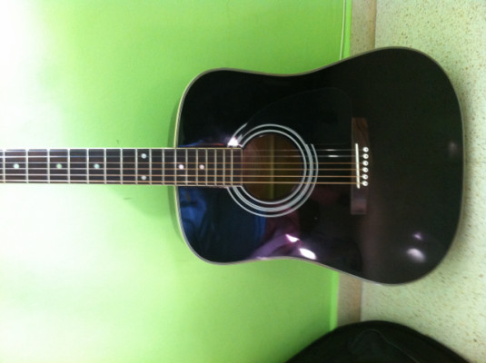 Guitarra acústica Fender CD-60 negra