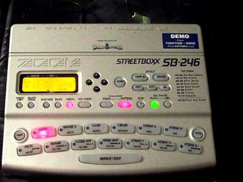 Caja de ritmos Zoom StreetBoxx SB 246 - Impecable estado.
