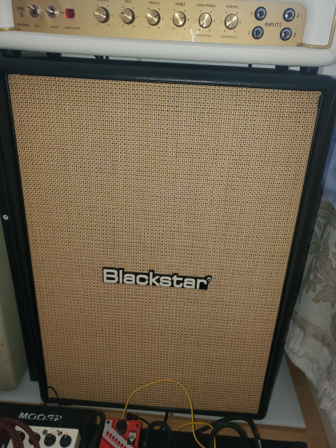 Blackstar 2x12 vacía.