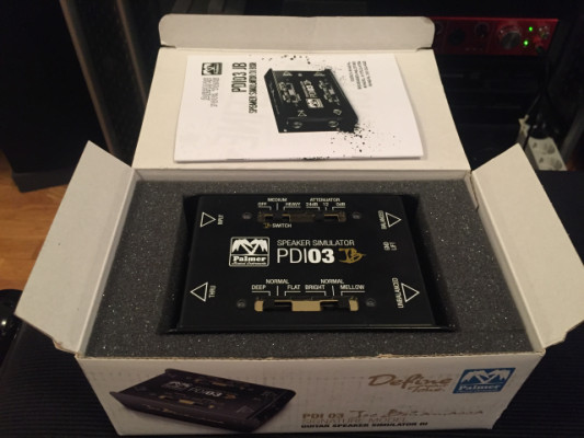 PALMER PDI03 Joe Bonamassa - Caja Inyección y simulador altavoz