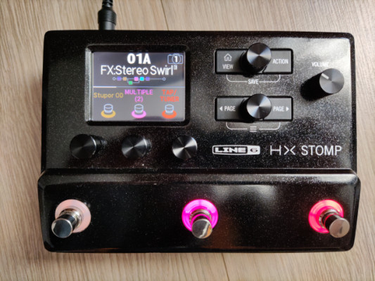 HX Stomp Line 6 Helix + Mosky Dual Switch