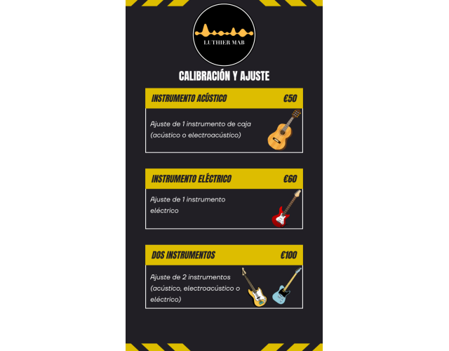 Calibración y Mantenimiento de instrumentos de cuerda en Lavapies, Madrid