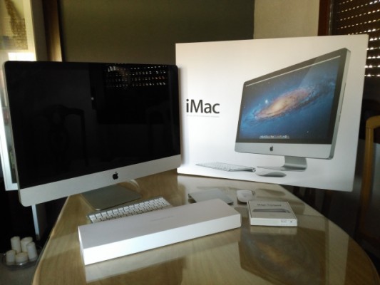 Apple iMac 27" + MagicTrackpad