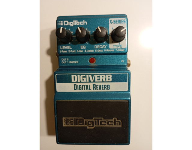 Pedal reverb Digitech Digiverb