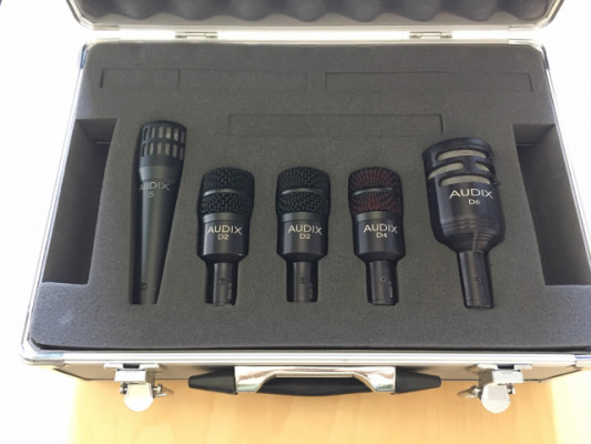 Set de micrófonos para batería Audix DP5-A por falta de uso