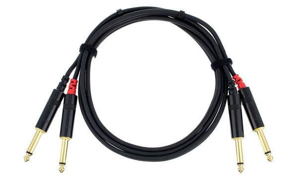 Pack cables: doble jack stereo, midi, patch, XLR macho-hembra