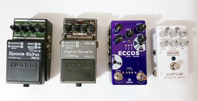 Delay Fest: KEELEY + BOSS + MXR