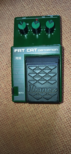 Pedal distorsión ibanez Fat Cat FC10 Fabricación Japonesa