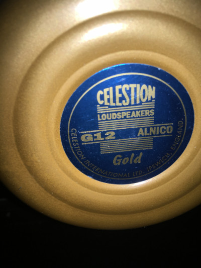 CELESTION ALNICO GOLD 16 OHMS “apalabrado”