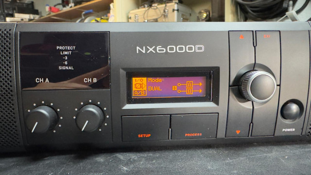 Etapa de Potencia con DSP Behringer NX6000D