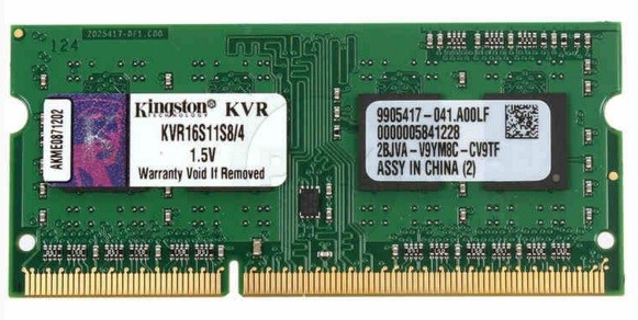 2 Memorias Ram 4 gb  (8gb total) SO DIM DDR3 originales Mac