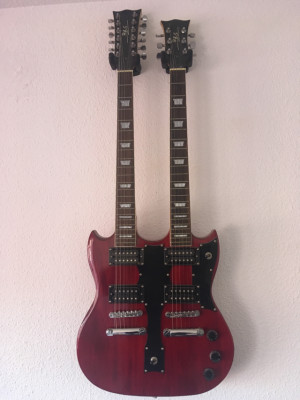 Guitarra Modelo SG Doble Mástil