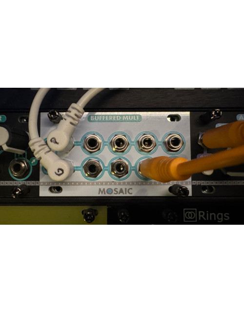 Mosaic Buffered Mult 1U Eurorack Module (White)