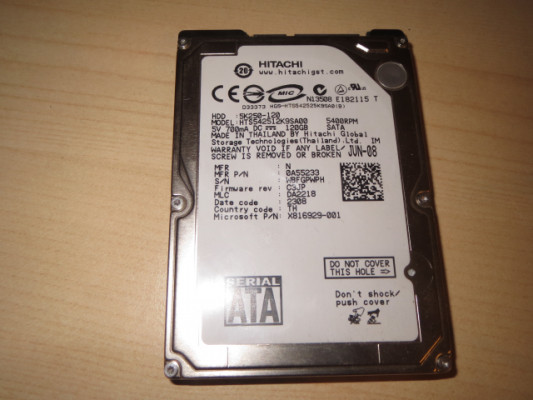 Disco duro  2.5 " serial ATA 120GB