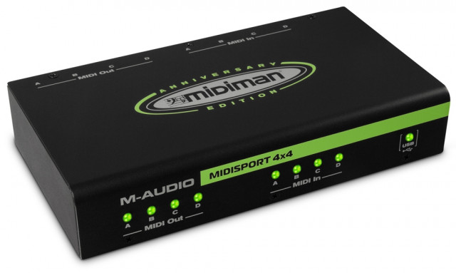 Interface MIDI M-Audio Midiman USB 4x4