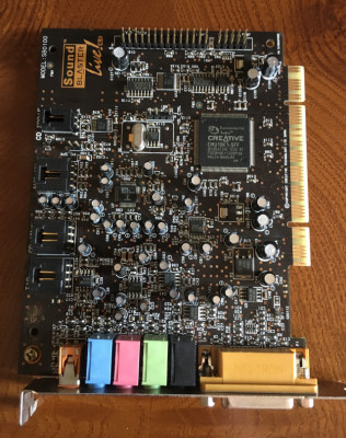 Tarjeta de sonido PCI Sound Blaster Live 5.1
