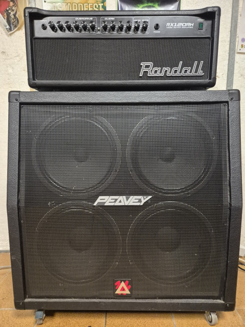 Venta de Randall RX120RH y Pantalla PEAVEY (modificada)