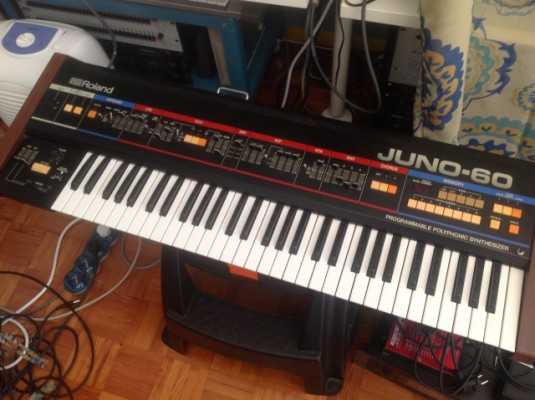 Roland Juno 60 con MIDI Kenton - Ahora con fotos!