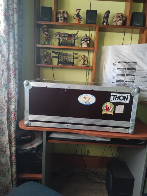 flight case cabezal guitarra o bajo