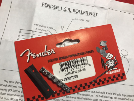 Cejilla Fender LSR Roller Nut (Vendida)