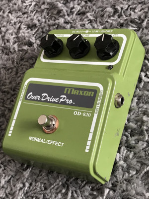 Maxon OD-820 Overdrive Pro pata negra Made in Japan