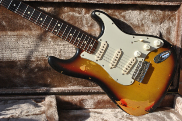 o Cambio Stratocaster Vintage 1971 Partscaster