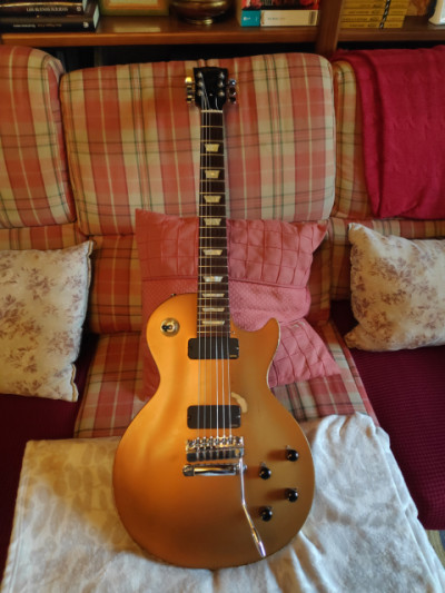 Gibson Les Paul Gold Top Dark Back 60' tribute (2011) - Venta o cambio