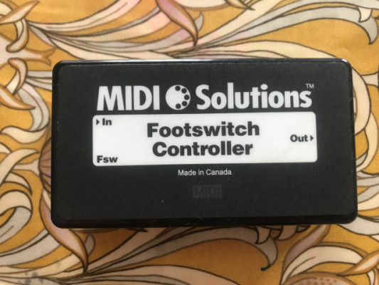 Midi Solutions Footswitch To MIDI Controller